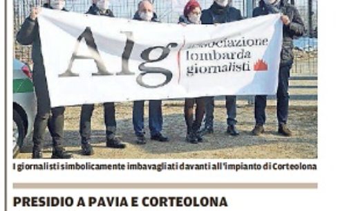 PAVIA 25/01/2018: La nostra Solidarietà al Giornalista della “Provincia Pavese” indagato per un articolo