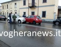 VOGHERA 22/02/2018: Auto sbanda in via Lomellina e provoca un frontale e un tamponamento
