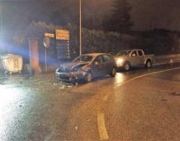 RIVANAZZANO 26/02/2018: Due incidenti nel fine settimana. Auto distrutte. Occupanti illesi