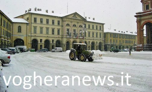 VOGHERA 28/02/2018: Neve. Il piano del Comune per fronteggiare le eventuali precipitazioni fra stanotte e domani