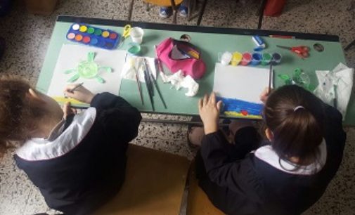 VOGHERA 19/03/2018: Scuola. Laboratori di riciclo alla Leonardo e De Amicis per salvare i mari dalla plastica