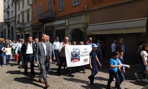 VOGHERA 28/04/2018: 25 aprile. Successo di presenze per la manifestazione