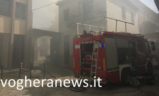 VOGHERA 28/04/2018: Il drammatico incendio di ieri mattina nella casa di vicolo Ricci. I VIDEO