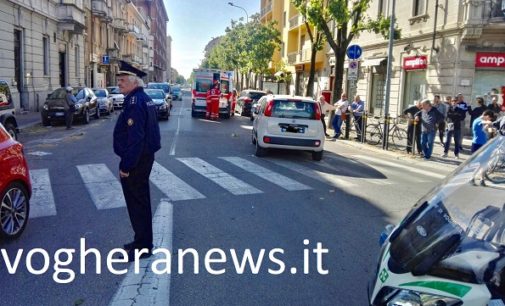 VOGHERA 30/04/2018: Pedone investito mentre attraversa corso XXVII Marzo. Ferito alla testa un 77enne