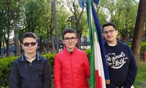VOGHERA 03/05/2018: Anche gli alunni della Pascoli alle manifestazioni per il 25 aprile