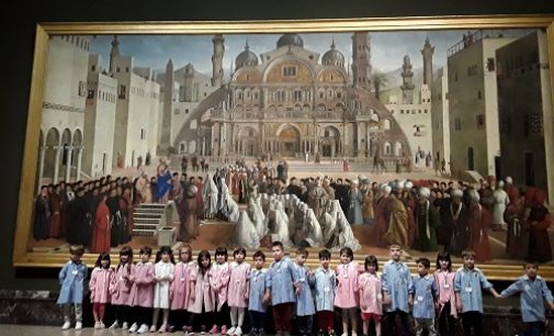 VOGHERA 23/05/2018: I piccoli della scuola dell’infanzia di Torremenapace in visita anche alla Pinacoteca di Brera