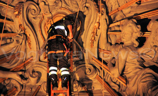 VOGHERA 09/05/2018: La Cerimonia della Sacra Spina si terrà sabato in Duomo alle 17.30. In corso i preparativi da parte dei Vigili del Fuoco