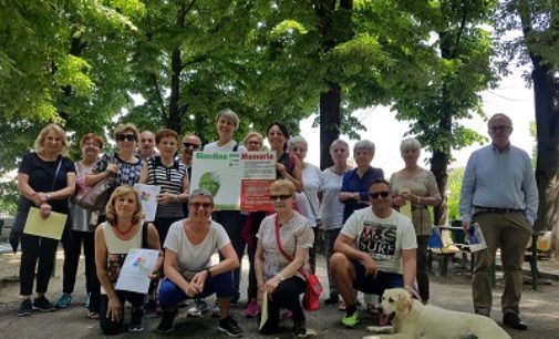 VOGHERA 04/06/2018: Ieri la camminata anti slot e la presentazione del “Giardino della Memoria” Auser