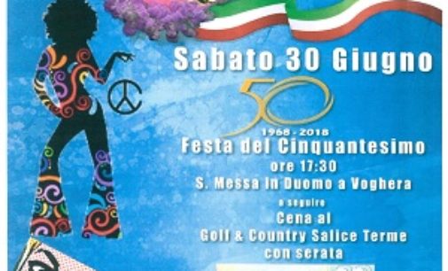 VOGHERA 20/06/2018: Coscritti del 1968. Sabato 30 la festa al Golf & country di Salice Terme