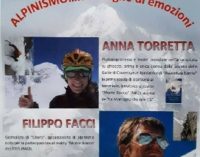 SALICE TERME 19/06/2018: Filippo Facci e Anna Torretta Sabato al Diviani per parlare di alpinismo