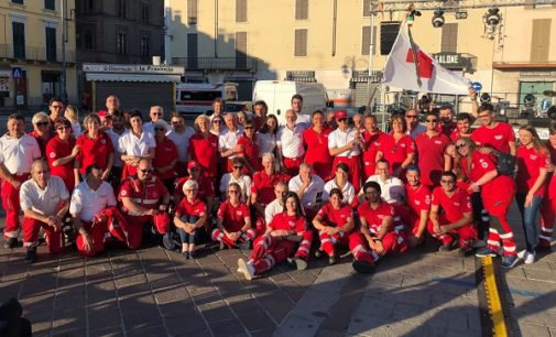 CASTEGGIO 02/07/2018: Casteggio fa il pieno con la festa dei 45 anni della Croce Rossa. “Fare squadra” è stato il motto della maxi festa