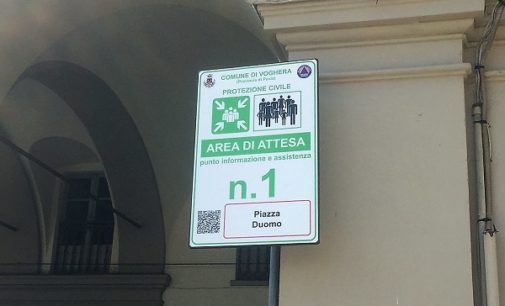 VOGHERA 01/07/2018: Installati 31 cartelli che indicano le aree di attesa dove recarsi in caso di sisma. C’è anche una App che emette avvisi in caso di calamità