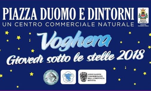 VOGHERA 19/07/2018: Stasera il terzo “Voghera sotto le Stelle” (il Programma). Il Comune: “Manifestazioni di successo. Il patto con le Associazioni del Commercio funziona”