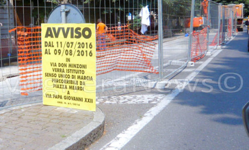 VOGHERA 29/08/2018: Finite le ferie estive ripartono i cantieri per sistemare le strade. Ecco dove