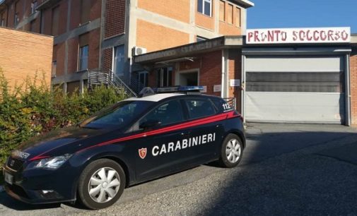 VARZI 24/09/2018: Dopo l’incidente va al pronto soccorso dove spacca le vetrate. 21enne denunciato dai Carabinieri