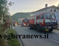 VARZI 26/09/2018: Fiamme nella Torrefazione. Danni alla struttura di Nivione ma i pompieri evitano il peggio