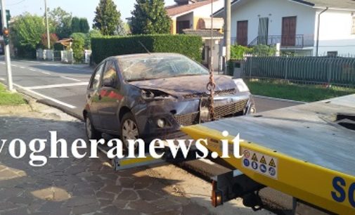 BORGO PRIOLO CASTEGGIO 06/09/2018: Cinghiale attraversa e l’auto si ribalta. Ferita una donna. Ieri ragazzino investito a Casteggio