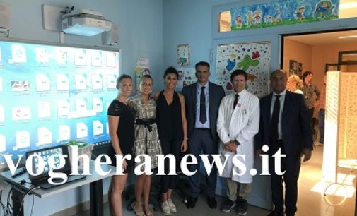 VOGHERA 19/09/2018: Materiale didattico e multimediale nella Pediatria dell’Ospedale. Tutto grazie al Leo Club