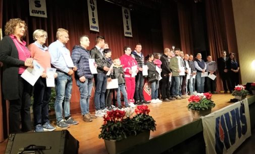 VOGHERA 19/10/2018: Donatori di sangue. Tanti premiati alla festa 2018 dell’AVIS