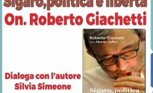 VOGHERA 23/10/2018: Venerdì Giachetti presenta il suo libro al Millenario