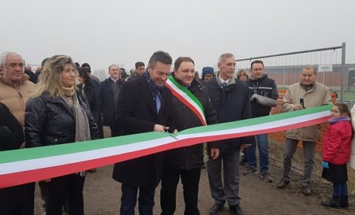 ARENA PO SAN CIPRIANO 29/11/2018: Inaugurati oggi in Oltrepò Pavese 7 chilometri di nuovi argini maestri del fiume Po