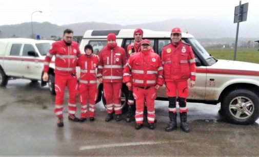 CASTEGGIO 02/11/2018: I Volontari della Croce rossa di Casteggio in missione nel bellunese disastrato