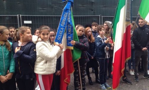 VOGHERA 07/11/2018: L’omaggio ai Caduti degli alunni della Scuola Primaria De Amicis