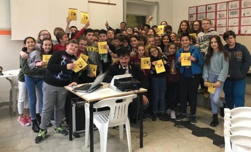 VOGHERA 23/11/2018: “Ho capito che la sicurezza non è una regola teorica ma un atteggiamento che salva la vita”. Alla Pascoli lezione della Polfer sulla sicurezza nelle Stazioni