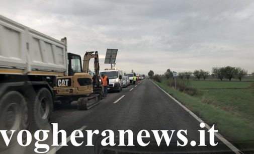 VOGHERA PAVIA 13/11/2018: Strade. Iniziati i carotaggi e le analisi sulle massicciate sulle quali nel 2019 si svolgeranno lavori strutturali