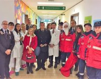 VOGHERA 24/12/2018: Carabinieri in ospedale… con Babbo Natale a far visita ai piccoli ricoverati