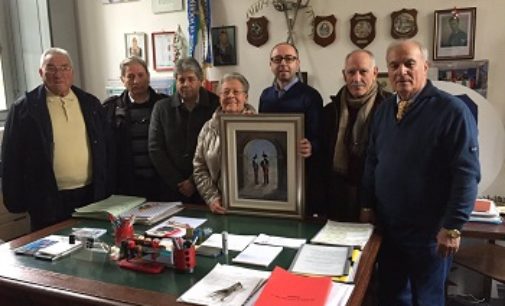 VOGHERA 05/12/2018: Dona un quadro all’Associazione Nazionale Carabinieri