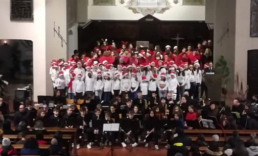 VOGHERA 27/12/2018: In Santa Maria delle Grazie il concerto di Natale della’I.C. di via Dante