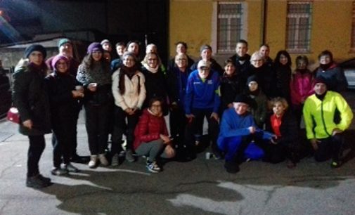 VOGHERA 21/02/2019: Atletica. Una bella Moon light run a Lungavilla