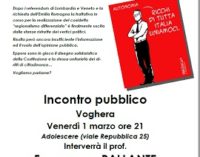 VOGHERA 27/02/2019: “Regionalismo differenziato”. L’Anpi venerdì ne parla con il prof Pallante