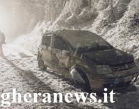 VOGHERA PAVIA 01/02/2019: Neve. Circolazione difficile. Molti gli incidenti. Un automobilista muore a Montù. Tre feriti a Voghera