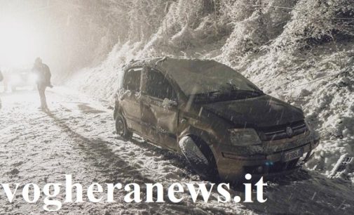 VOGHERA PAVIA 01/02/2019: Neve. Circolazione difficile. Molti gli incidenti. Un automobilista muore a Montù. Tre feriti a Voghera