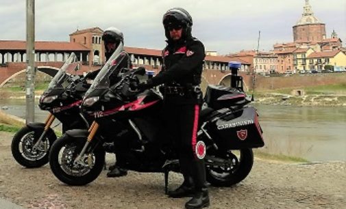 PAVIA 07/03/2019: I carabinieri ora vanno in moto. L’Arma pavese si è dotata di due Aprilia Caponord 1200