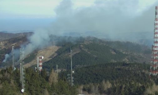 BRALLO 03/03/2019: Fuoco sulle montagne dell’Oltrepo Pavese. 4 i roghi in 4 punti diversi nella medesima zona