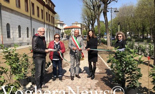 VOGHERA 09/04/2019: Inaugurata la nuova area pedonale in via Gramsci. Il Comune: “Operazione di marketing territoriale per attrarre imprese nell’ex Caserma