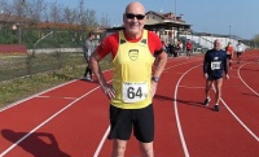 VOGHERA 26/04/2019: Atletica. Anastase Michailidis sempre al vertice nella gare categoria M70