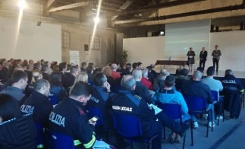 VOGHERA 09/04/2019: Polizia locale iriense al convegno a Vigevano sulle novità della normativa viabilistica