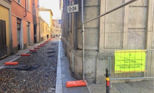 VOGHERA 06/05/2019: Bonifica anti bombe prima degli scavi. Partito oggi il cantiere per rifare Via Depretis e via Cavallotti