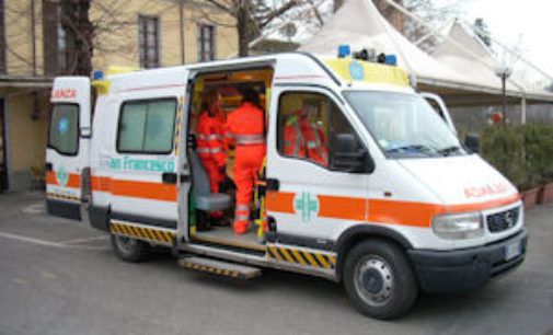 VOGHERA 01/03/2020: Ciclista finisce nel fosso in strada Casalnoceto