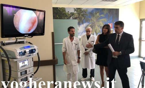 VOGHERA 29/07/2019: Nuove dotazioni d’avanguardia all’Ospedale civile. Inaugurata la nuova Colonna Endoscopica per l’Ortotraumatologia