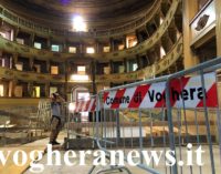 VOGHERA 27/07/2021: Teatro Sociale. Procedono i lavori di ristrutturazione. In arrivo altri 170mila euro