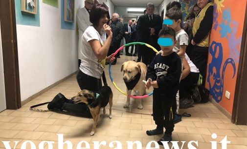 VOGHERA 12/11/2019: Pet Therapy in Ospedale. La donazione del “Lions Club Stradella Broni Montalino” ai bambini della Pediatria