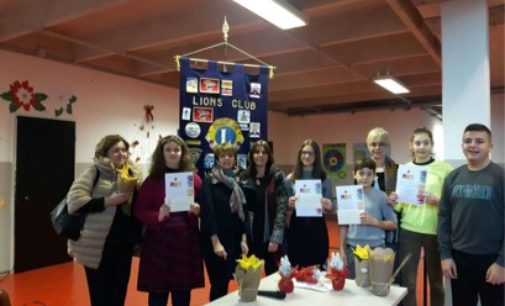 VOGHERA 27/12/2019: Un poster per la pace. Il Lions club La Collegiata premia gli alunni del Pertini