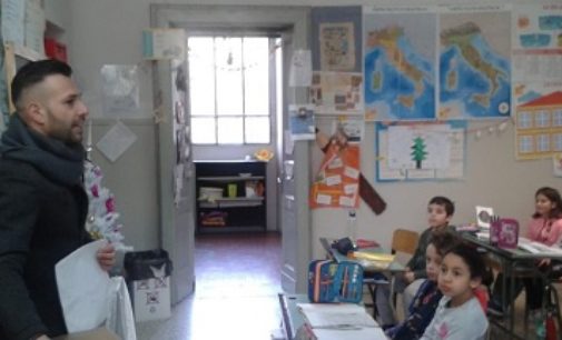 VOGHERA 20/12/2019: La borraccia riutilizzabile firmata ASM arriva alla Scuola De Amicis