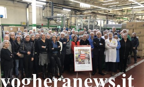 VOGHERA 05/12/2019: Plastic Tax. Oggi blocco della produzione alla Piber. Lavoratori e industriali uniti per dire No al balzello del Governo. “E’ una tassa sbagliata”