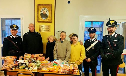 PAVIA 24/01/2020: Alle mense dei poveri la refurtiva trovata dai Carabinieri